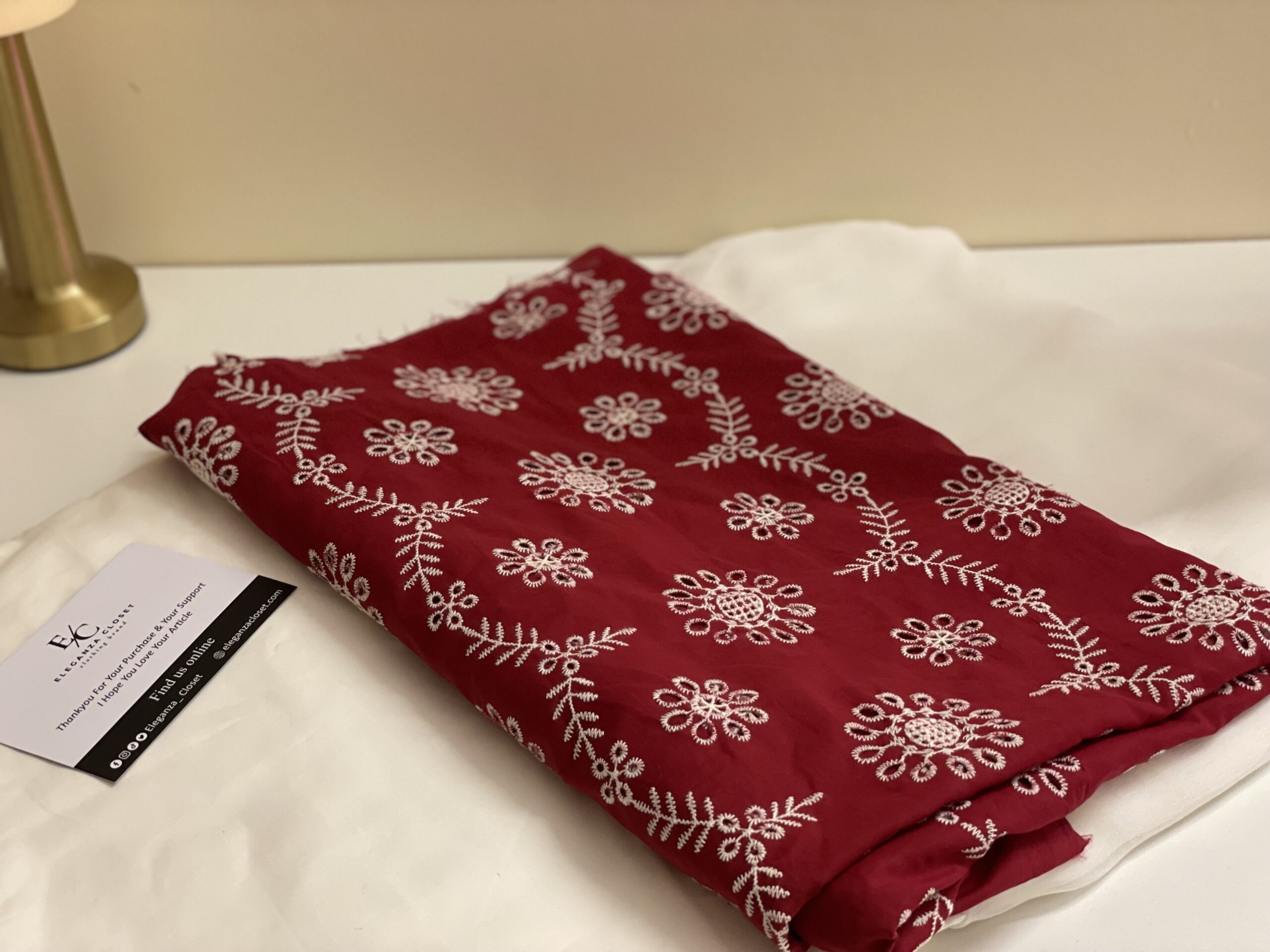 red chikankari 2 piece unstitched suit – shirt & trouser red chikankari 2 piece unstitched suit – shirt & trouser